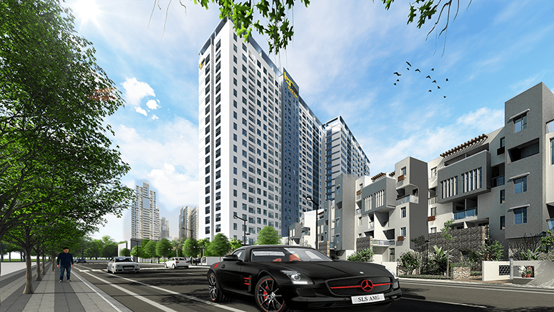 Phối cảnh căn hộ Bcons Suối Tiên