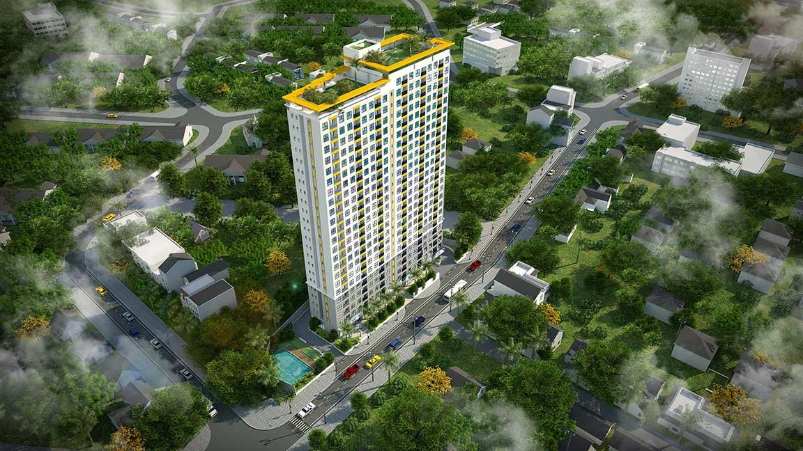 Phối cảnh căn hộ Bcons Bee