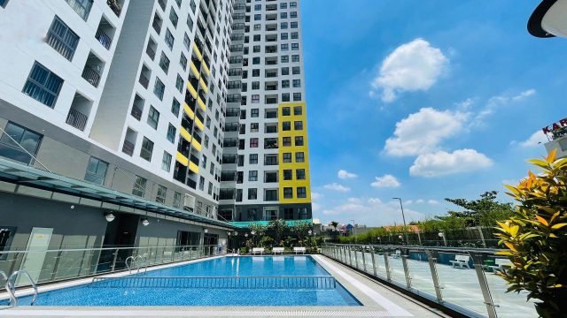 Hồ bơi dự án Bcons Suối Tiên