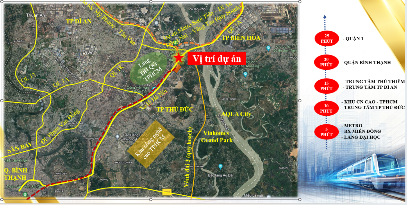Vị trí căn hộ Bcons Avenue