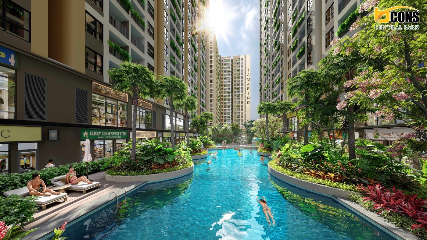 Tiện ích nội khu Bcons Central Park của chủ đầu tư Bcons